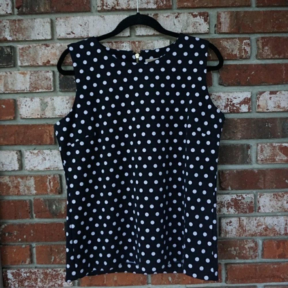 Michael Kors Polyester Polka Dot Shirt